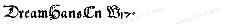 DreamHansCn W17字体转换